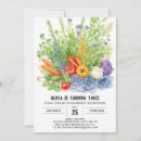 Search for farmers market birthday invitations Watercolor