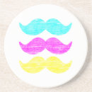 Search for moustache coasters Pattern