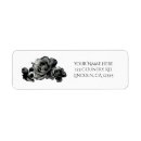 Search for goth wedding return address labels Gothic