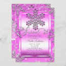 Search for snowflake sweet 16 invitations Glitter