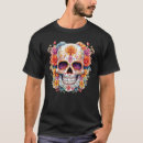 Search for floral skull tshirts Skulls