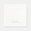 Search for elegant wedding napkins Classic