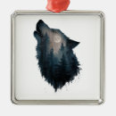 Search for woodland animal christmas tree decorations Wolf