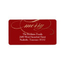 Search for foil return address labels Merry