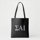 Search for letter tote bags Sai sorority chapter