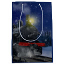 Search for christmas train gift bags Snow