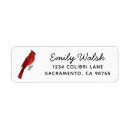 Search for cardinal return address labels Red