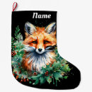 Search for fox christmas stockings Nature