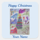 Search for winter snow scene stickers Festive