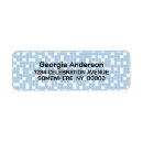 Search for abstract blue return address labels Pattern