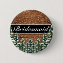Search for forest wedding badges Bridesmaid