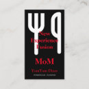 Search for knife business cards Fork