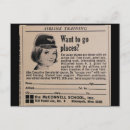 Search for attendant postcards Airline