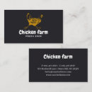 Search for chicken business cards Rustic