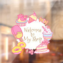 Search for bakery window decals Cake