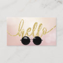 Search for hello business cards Makeup artist