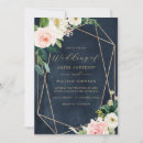 Search for navy and pink wedding invitations Blush