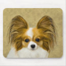 Search for butterfly dog mousepads Papillon