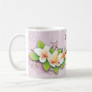 Search for pink frangipani mugs Plumeria