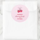 Search for girly first birthday stickers Pink and red