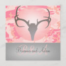 Search for antlers wedding invitations Pink
