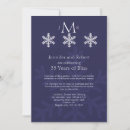 Search for snowflake wedding invitations Navy