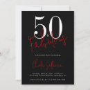 Search for red and black party invitations For her