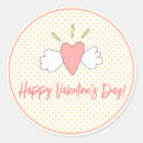 Search for heart with wings stickers Pink