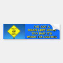 Search for funny golf bumper stickers For him