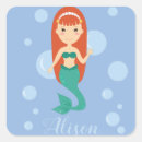 Search for red mermaid stickers Girl