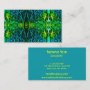 Search for electrical business cards Green