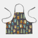 Search for monsters aprons Cute