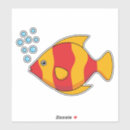 Search for red fish stickers Ocean