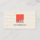 Search for bricklayer business cards Building