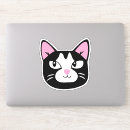Search for cute cat face stickers Kawaii