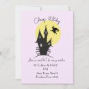 Search for witch halloween invitations Haunted house