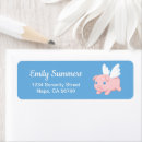 Search for flying pig return address labels Wings