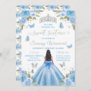 Search for light blue sweet 16 invitations 16th birthday