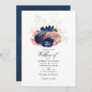 Search for navy blue and pink invitations Blush