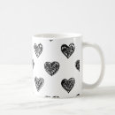 Search for heart pattern mugs Modern