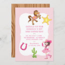 Search for pink cowgirl party invitations Saddle up