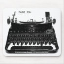 Search for for writers mousepads Typewriter