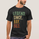 Search for legend since 1983 tshirts Retro
