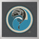 Search for fish backgrounds posters Design