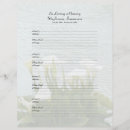 Search for memory business stationery Celebration of life