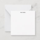 Search for selection cards invites Minimalist
