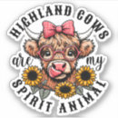 Search for scottish highland cow stickers Moo