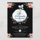 Search for floral pumpkin baby shower invitations Watercolor