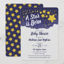 Search for a star is born baby shower invitations Stars