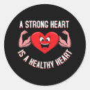 Search for heart disease stickers Red